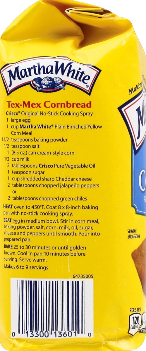 slide 6 of 6, Martha White Yellow Cornmeal 32 oz, 2 lb