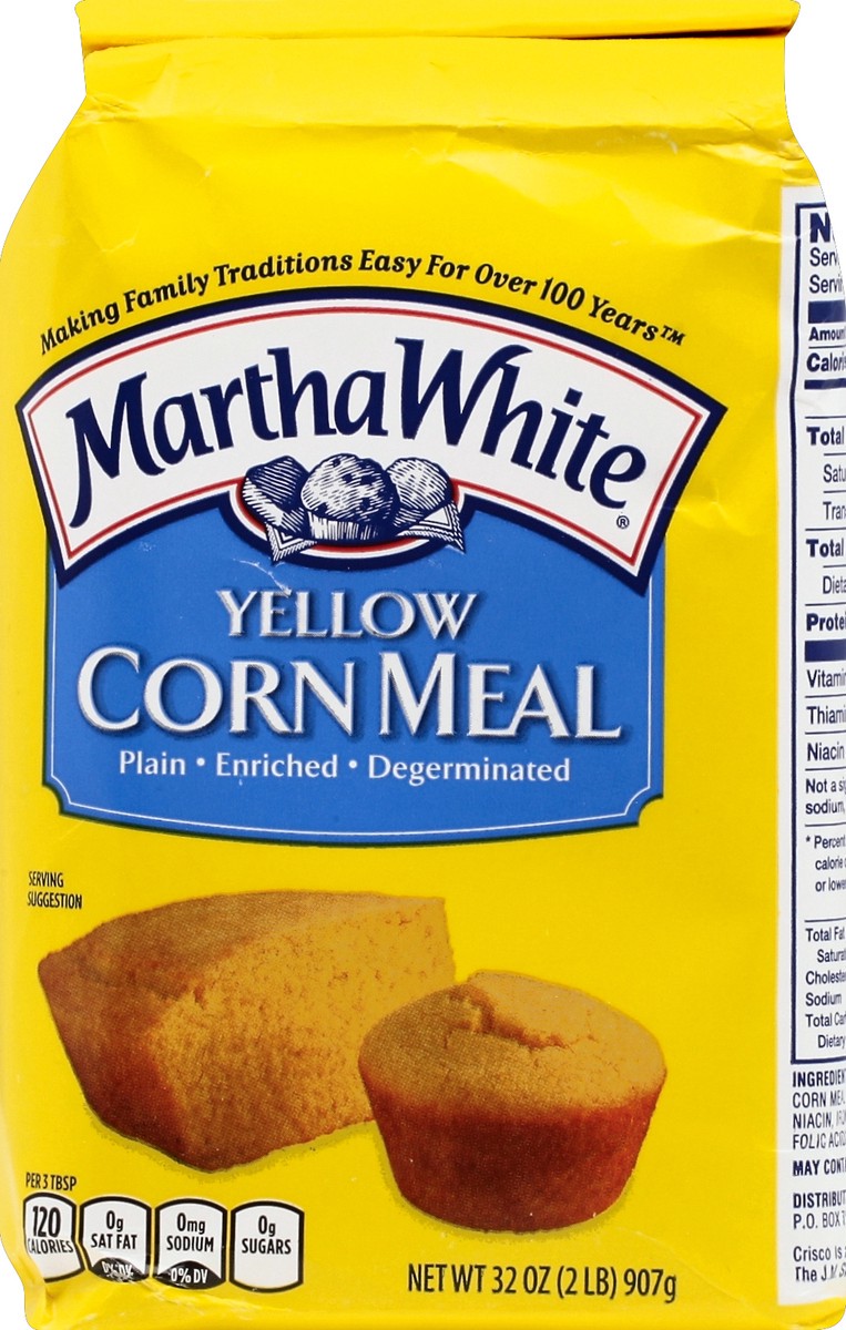 slide 5 of 6, Martha White Yellow Cornmeal 32 oz, 2 lb