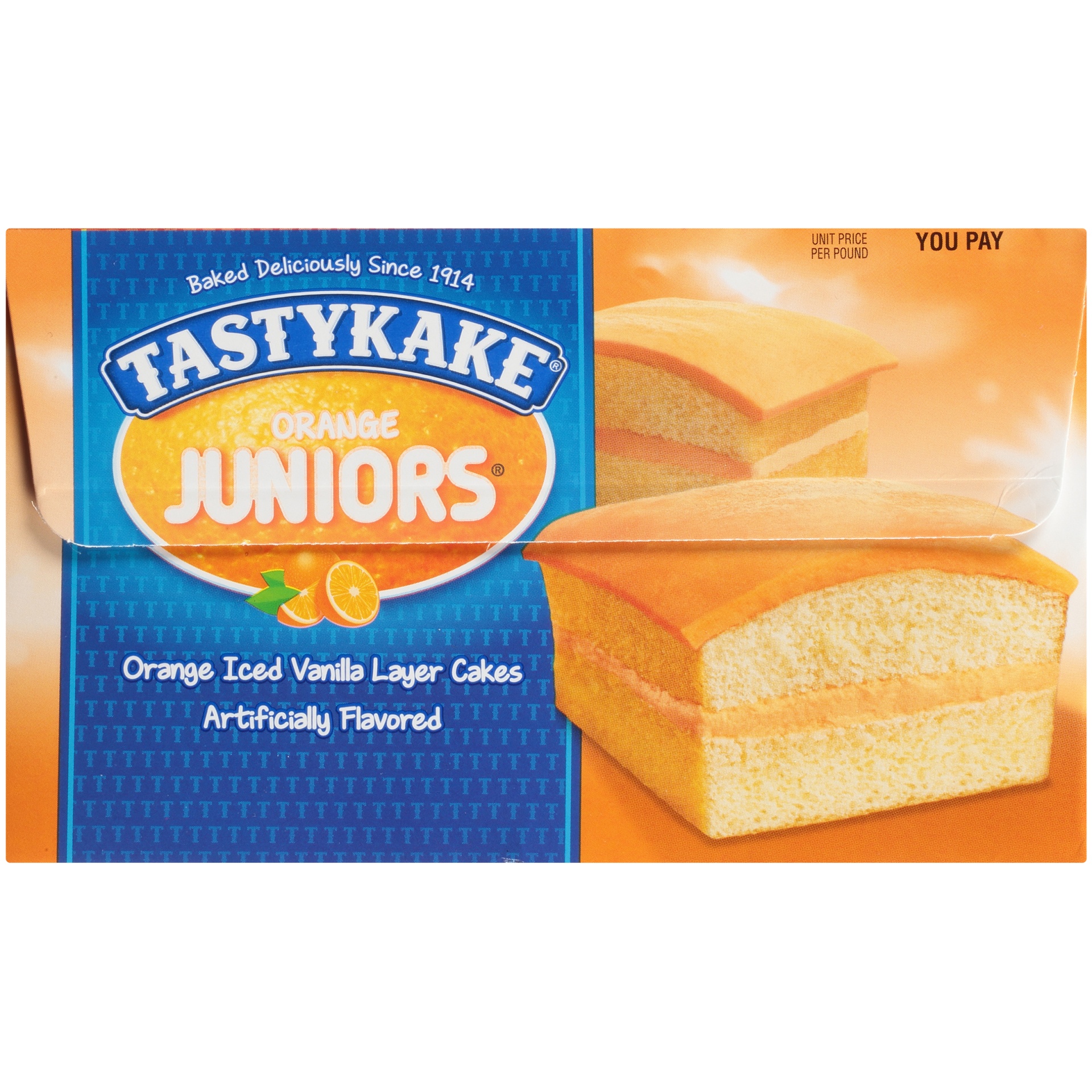 slide 5 of 8, Tastykake Cakes, Orange, Juniors, 12 oz