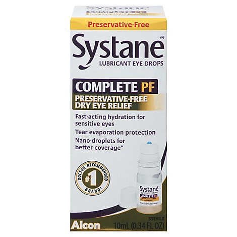 slide 1 of 1, Systane Complete Preservative Free Eye Drop - 10 Ml, 10 ml