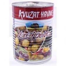 slide 1 of 1, Kvuzat Yavne Mix Manzanillo Olives, 19 oz