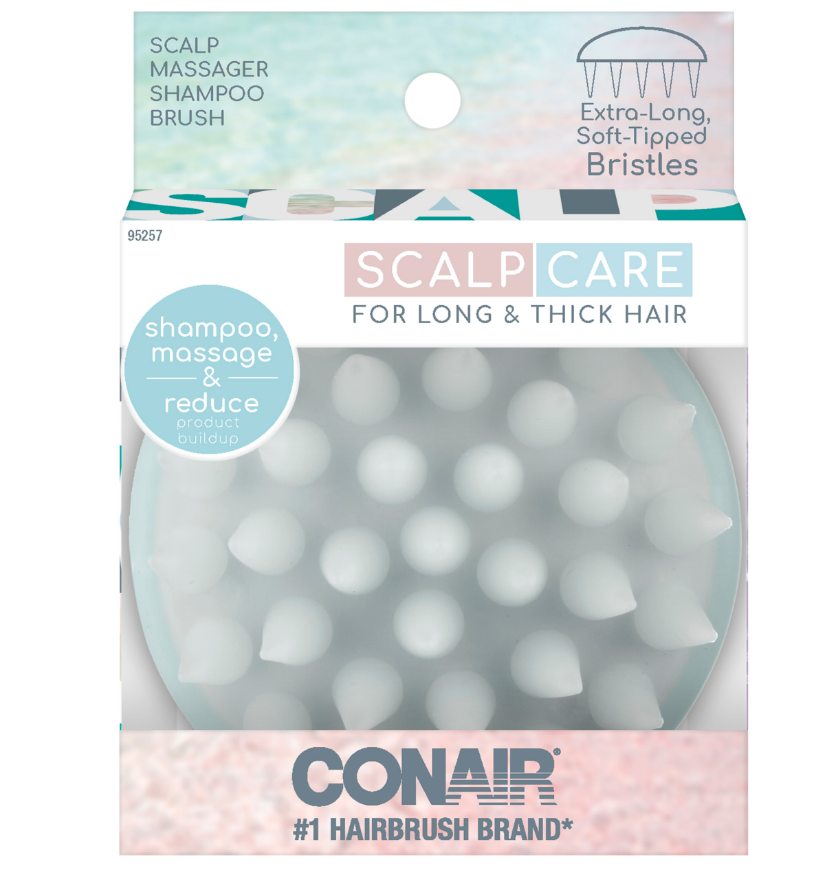 slide 1 of 13, Conair Scalp Massager Shampoo Brush 1 Each, 1 ct