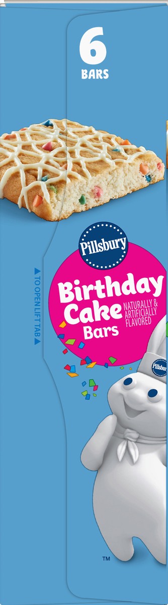 slide 5 of 13, Pillsbury Soft-Baked Birthday Cake Bars 6 ea, 6 ct