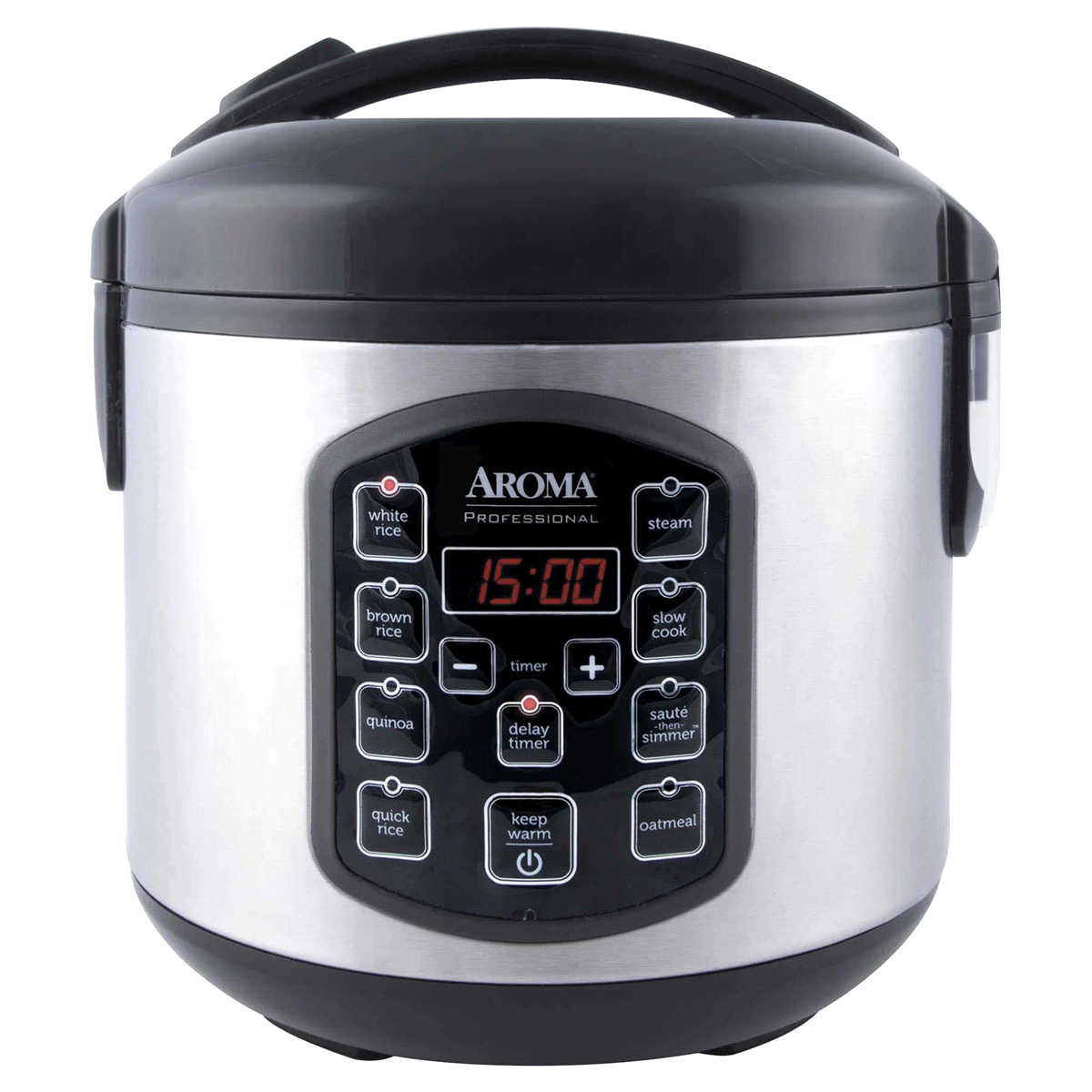 slide 1 of 1, Aroma 8 cup Digital Rice Cooker/Steamer, 8 cups