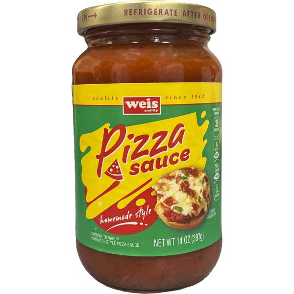 slide 1 of 1, Weis Quality Traditional Pizza Sauce, 14 oz