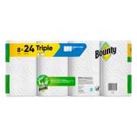 slide 12 of 29, Bounty Paper Towels Select-A-Size White, 8 Triple Rolls, 123 Sheets Per Roll, 8 ct
