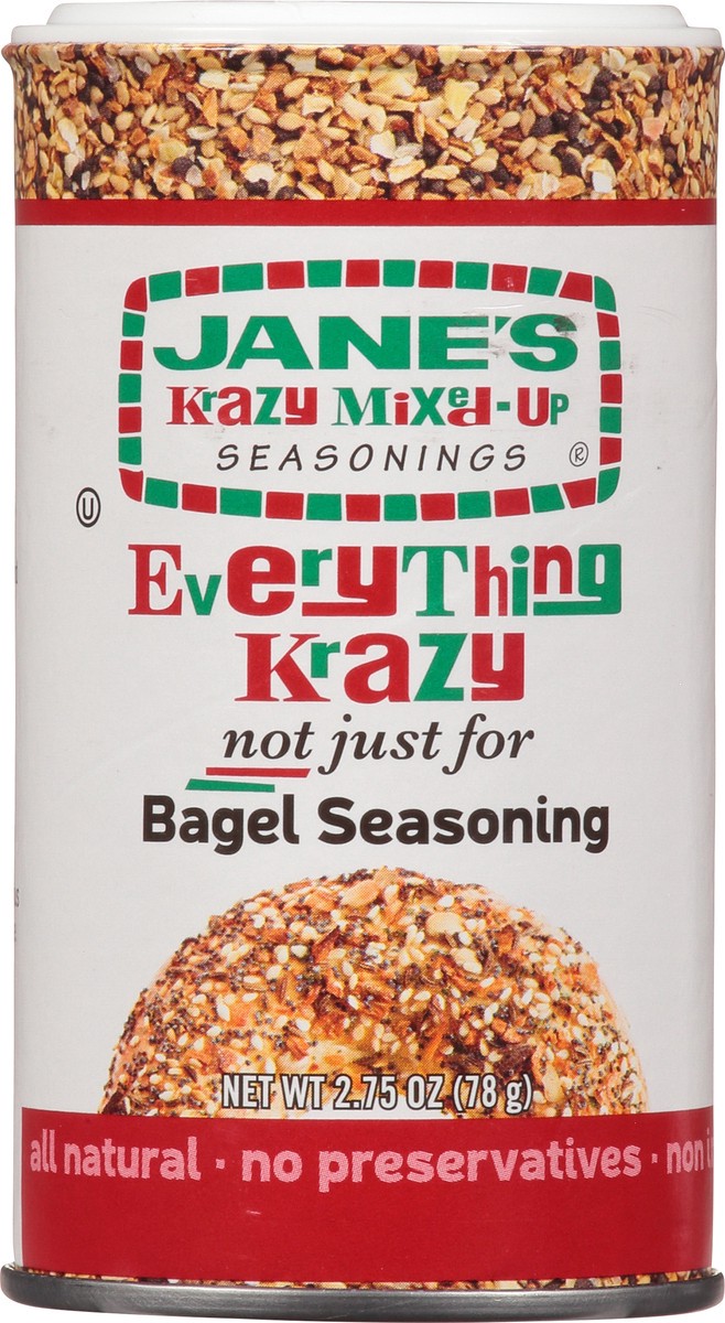 slide 12 of 12, Jane's Krazy Mixed-Up Seasonings Bagel Seasoning 2.75 oz, 2.75 oz