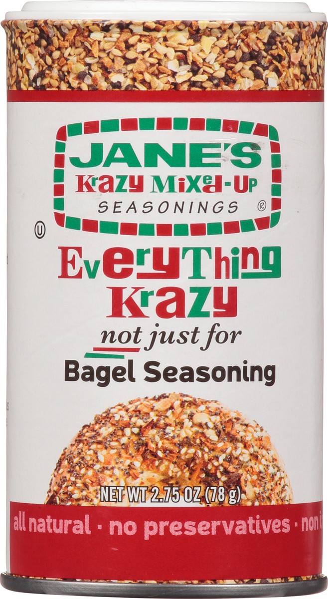 slide 1 of 12, Jane's Krazy Mixed-Up Seasonings Bagel Seasoning 2.75 oz, 2.75 oz