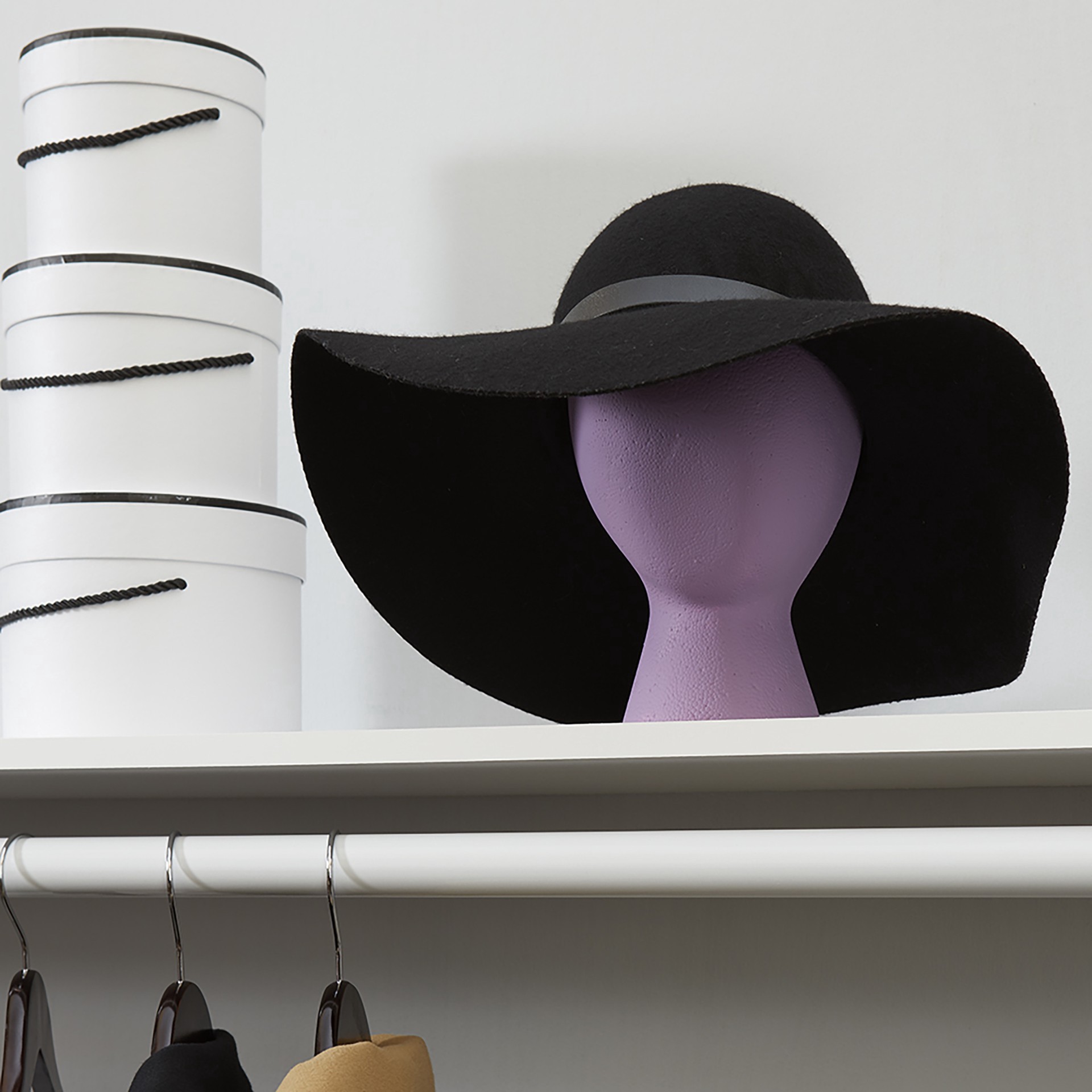 slide 3 of 10, Floracraft Smoothfōm White Foam Faceless Head, 5.8 in x 6.8 in x 9.8 in