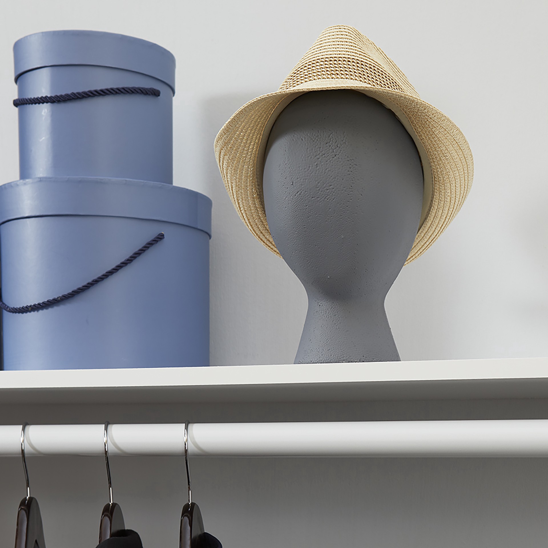 slide 5 of 10, Floracraft Smoothfōm White Foam Faceless Head, 5.8 in x 6.8 in x 9.8 in