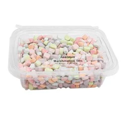 Weis Quality Assorted Marshmallow Bits Bulk Food Tub - 4 oz