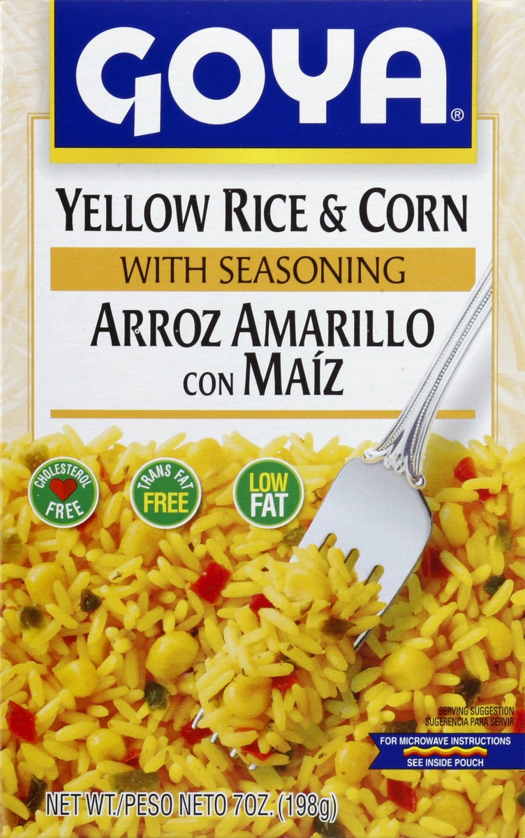 slide 1 of 5, Goya Yellow Rice & Corn 7 oz, 7 oz