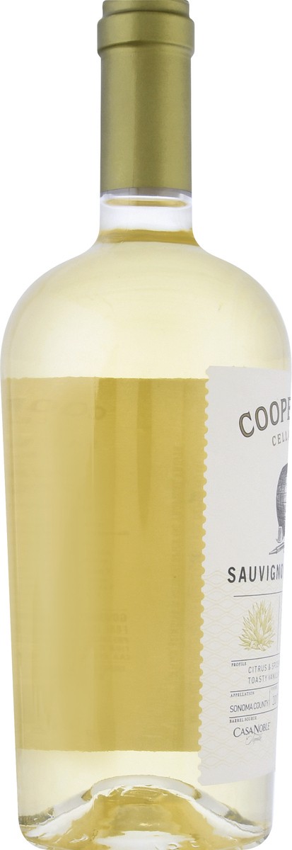 slide 3 of 8, Cooper and Thief Sonoma County Tequila Aged Sauvignon Blanc White Wine, 750 mL Bottle, 25.36 fl oz