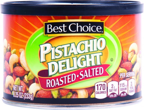 slide 1 of 1, Best Choice Pistachio Delight Roasted Salted Nuts, 8.25 oz