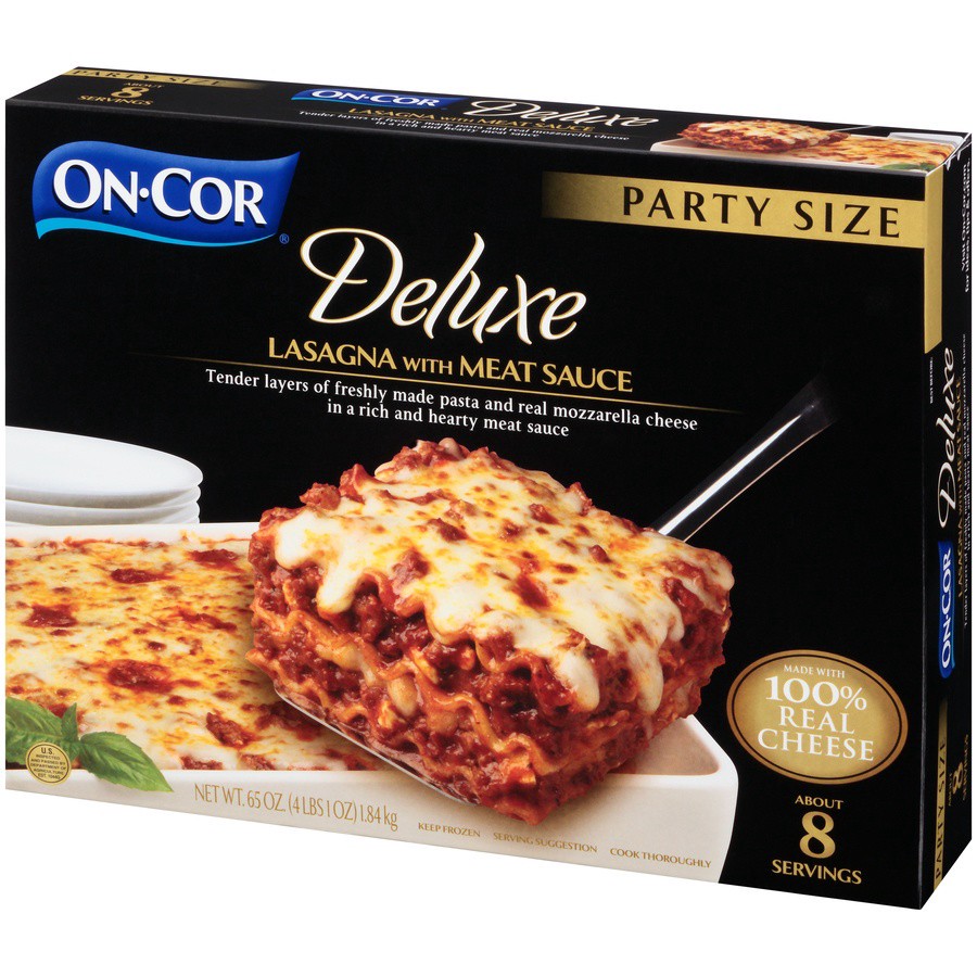 slide 3 of 8, On-Cor Lasagna 65 oz, 65 oz