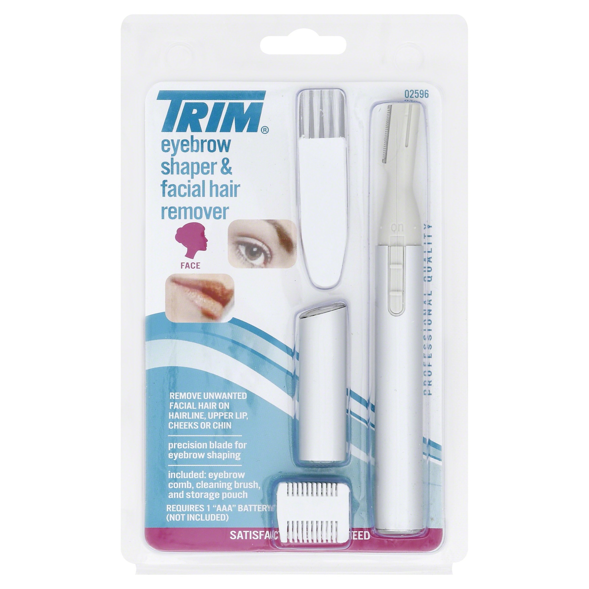 slide 1 of 1, Trim Eyebrow Shaper & Facial Hair Remover 1 ea, 1 ea