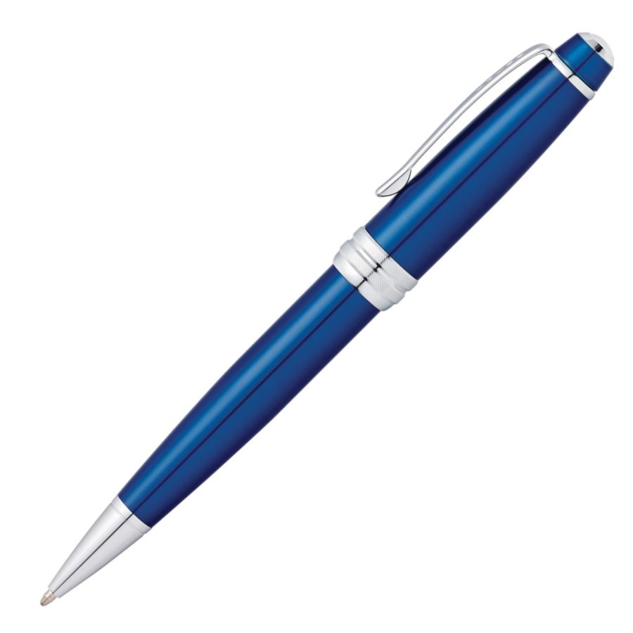 slide 2 of 3, Cross Bailey Ballpoint Pen, Medium Point, 0.7 Mm, Blue Barrel, Black Ink, 1 ct
