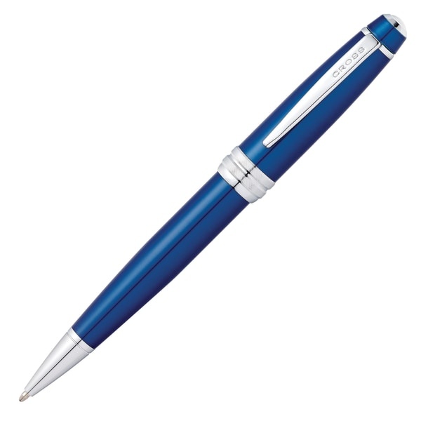 slide 1 of 3, Cross Bailey Ballpoint Pen, Medium Point, 0.7 Mm, Blue Barrel, Black Ink, 1 ct