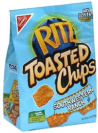 slide 1 of 1, Ritz Chips S.Western Ranch, 8.1 oz