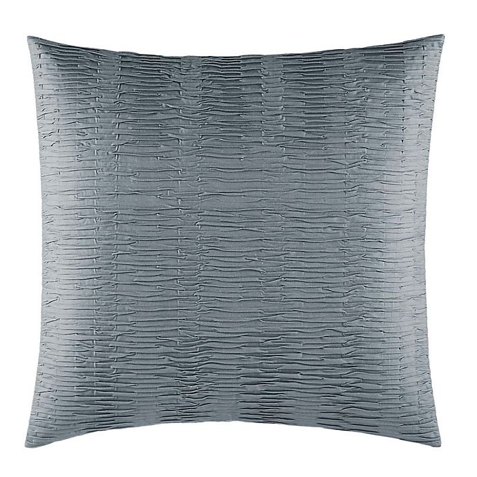 slide 1 of 3, Vera Wang Marble Shibori European Pillow Sham - Silver/Black, 1 ct