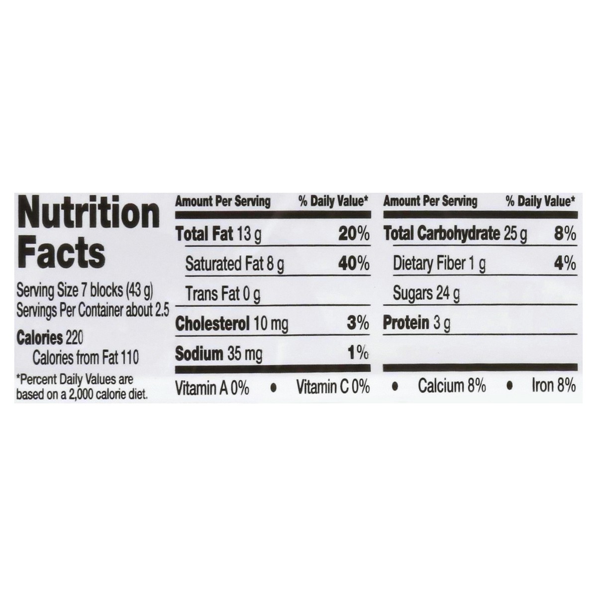 slide 7 of 8, Hershey's Chocolate 3.5 oz, 3.5 oz