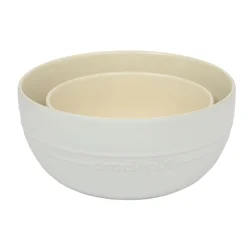 CROCK POT Crock-pot 2 pc. Bowl Set - Linen