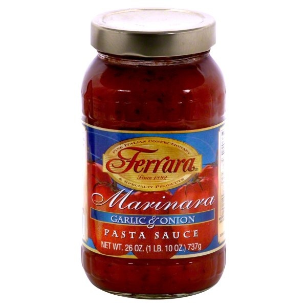 slide 1 of 1, Ferrara Pasta Sauce - Garlic & Onion Marinara, 26 oz