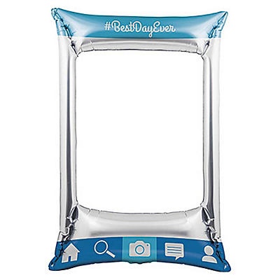 slide 1 of 1, Creative Converting Social Snaps Balloon Photo Frame, 1 ct