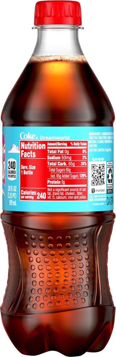 slide 5 of 7, Coca-Cola Dreamworld Bottle, 20 fl oz, 20 oz