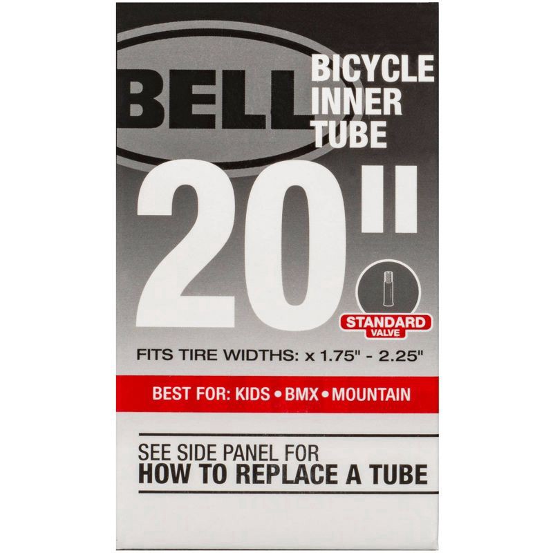 slide 1 of 3, Bell 20-Inch Universal Inner Tube - Black, 20 in