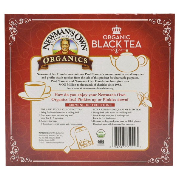 slide 2 of 9, Newman's Own Tea Black Royal Org - 100 ct, 100 ct