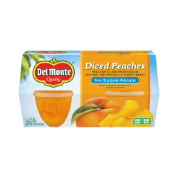 Del Monte No Sugar Added Diced Peaches