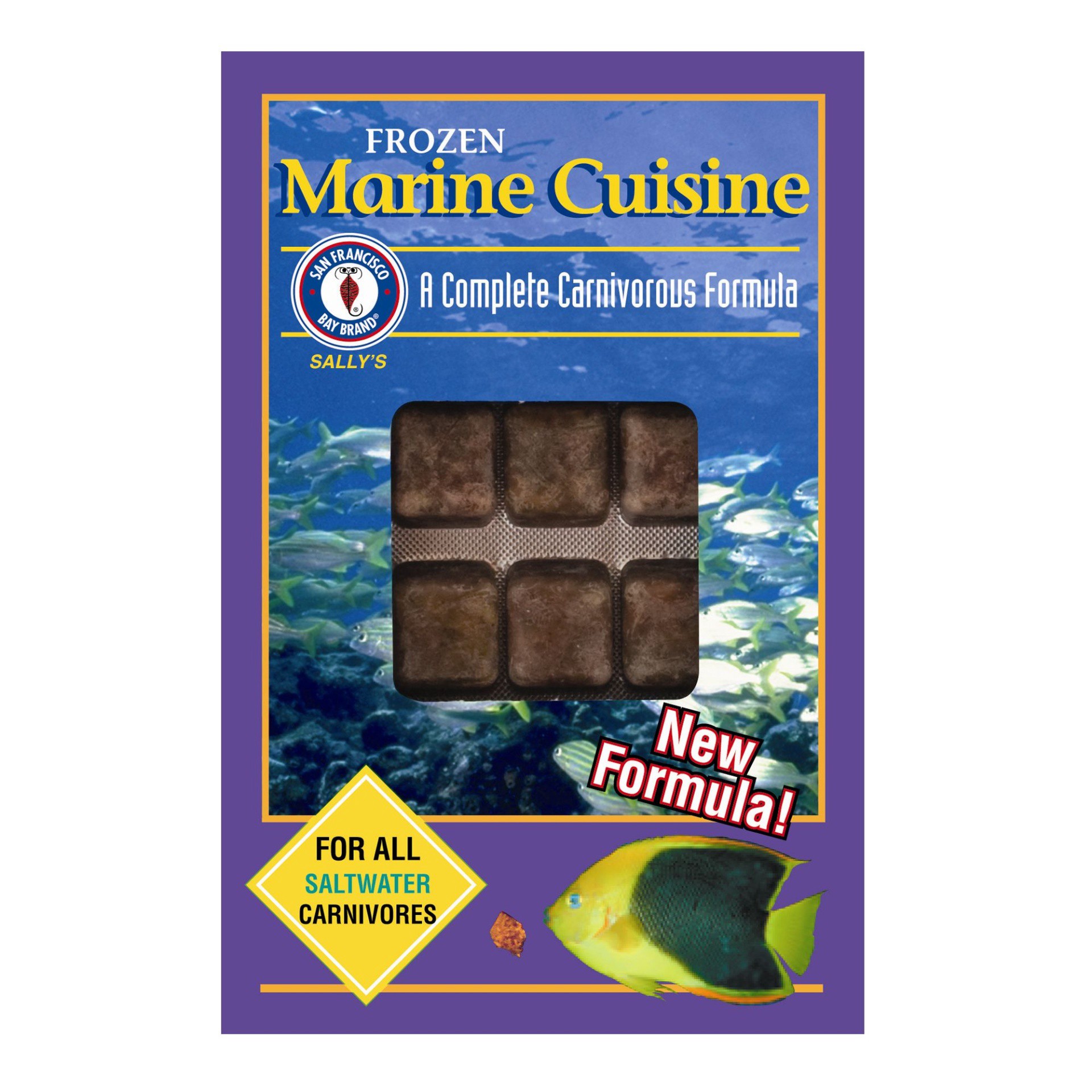 slide 1 of 1, SF Bay Coffee San Francisco Bay Brand® Marine Cuisine™ Frozen Fish Food, 3.5 oz