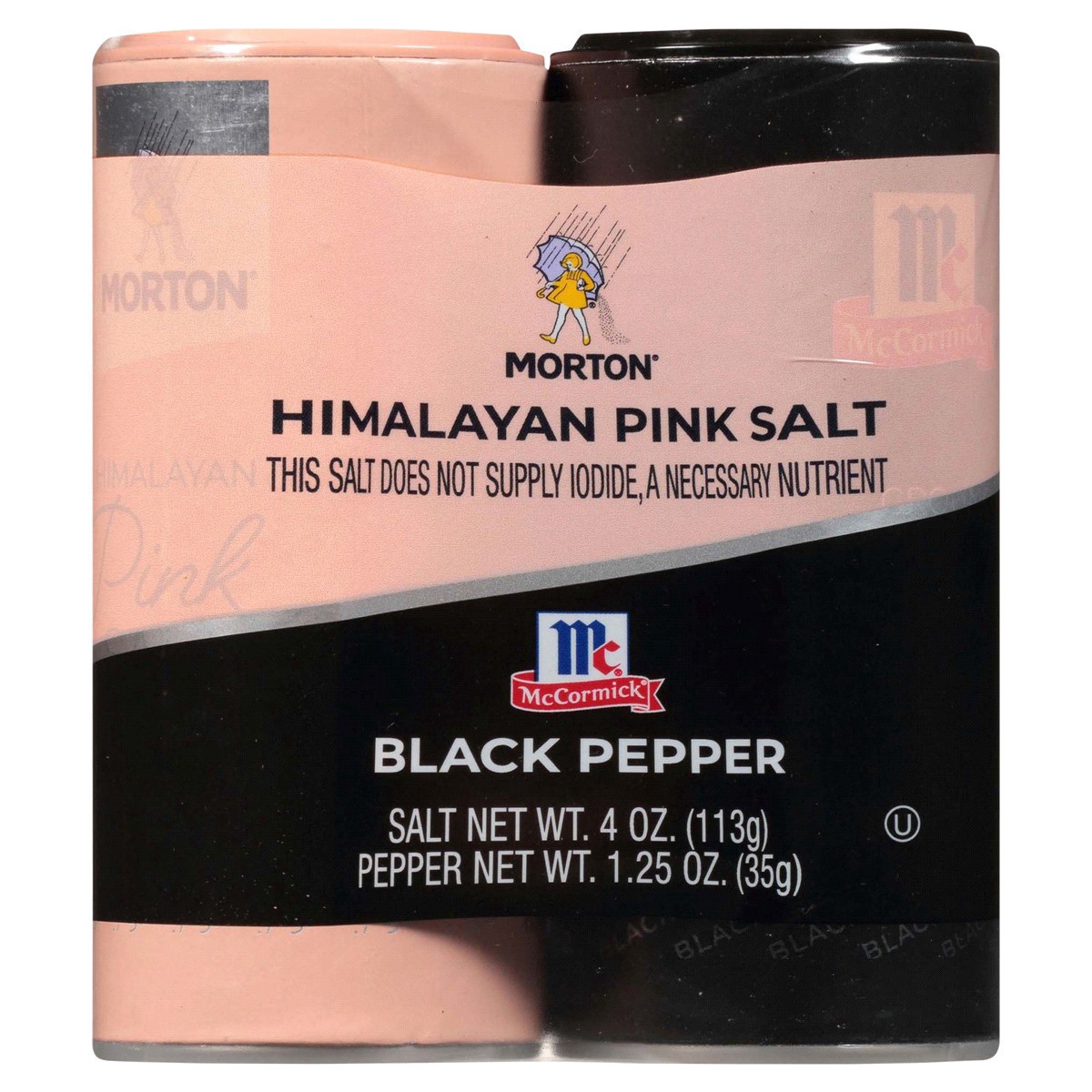 slide 1 of 1, Morton Himalayan Pink Salt & Black Pepper 1 ea, 5.25 oz