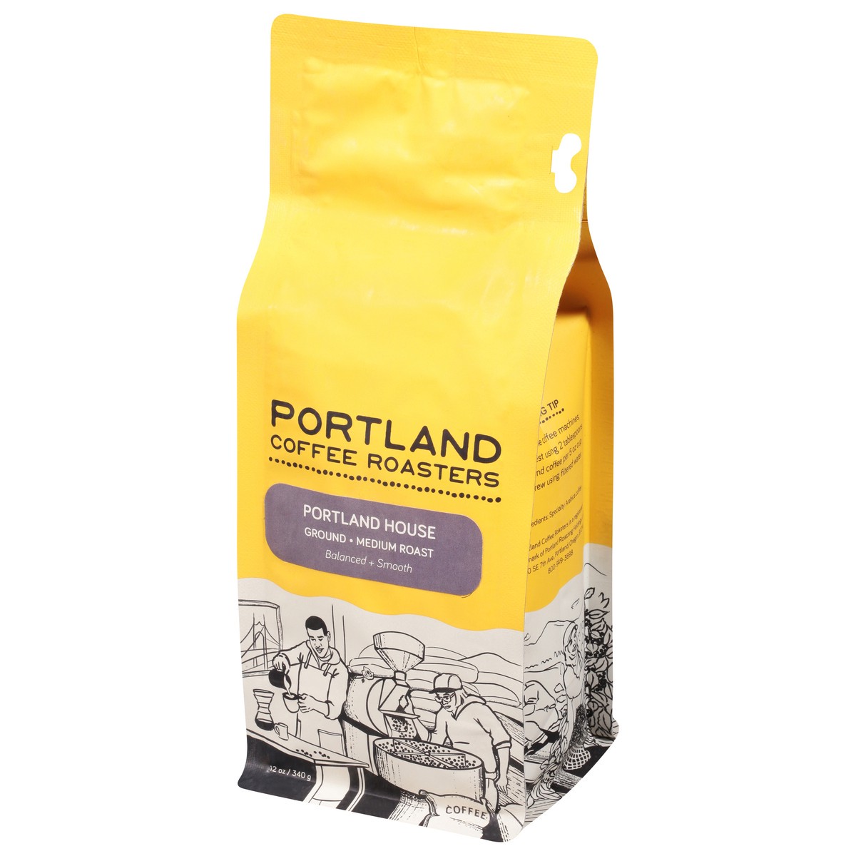 slide 3 of 10, Portland Coffee Roasters Ground Medium Roast Portland House Coffee 12 oz, 12 oz