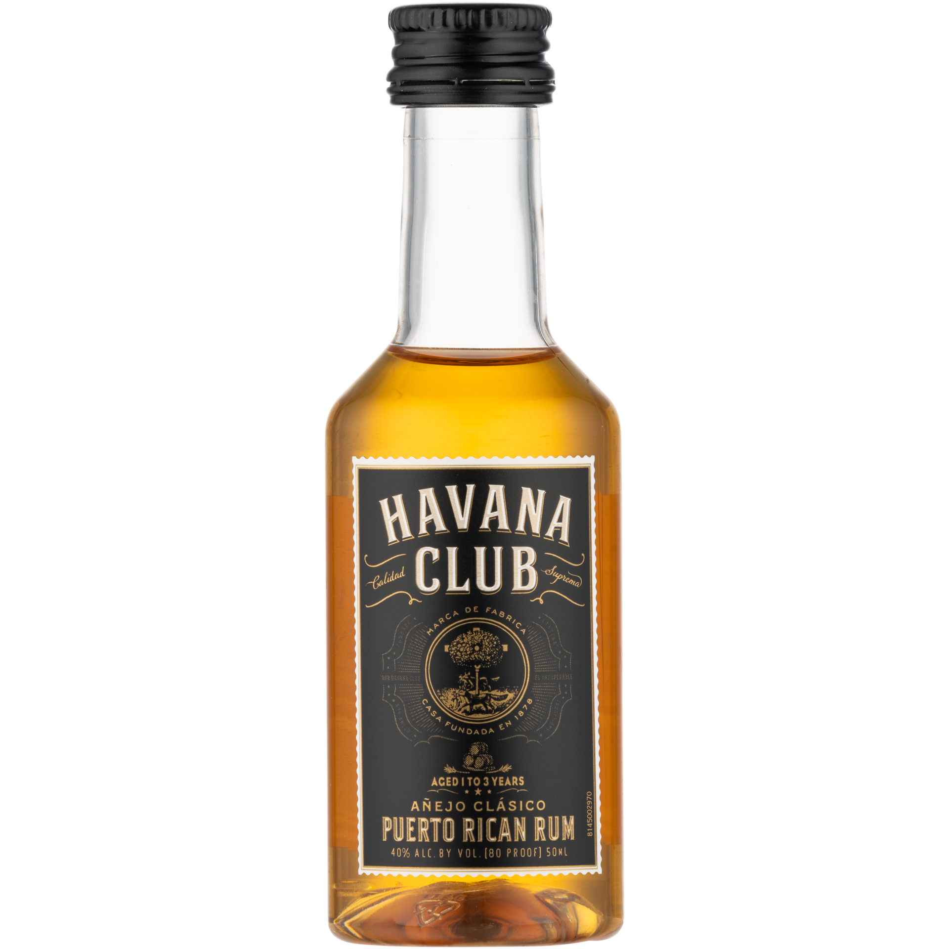 slide 2 of 2, Havana Club Anejo Clsico Rum 40% 5Cl/50Ml, 50 ml