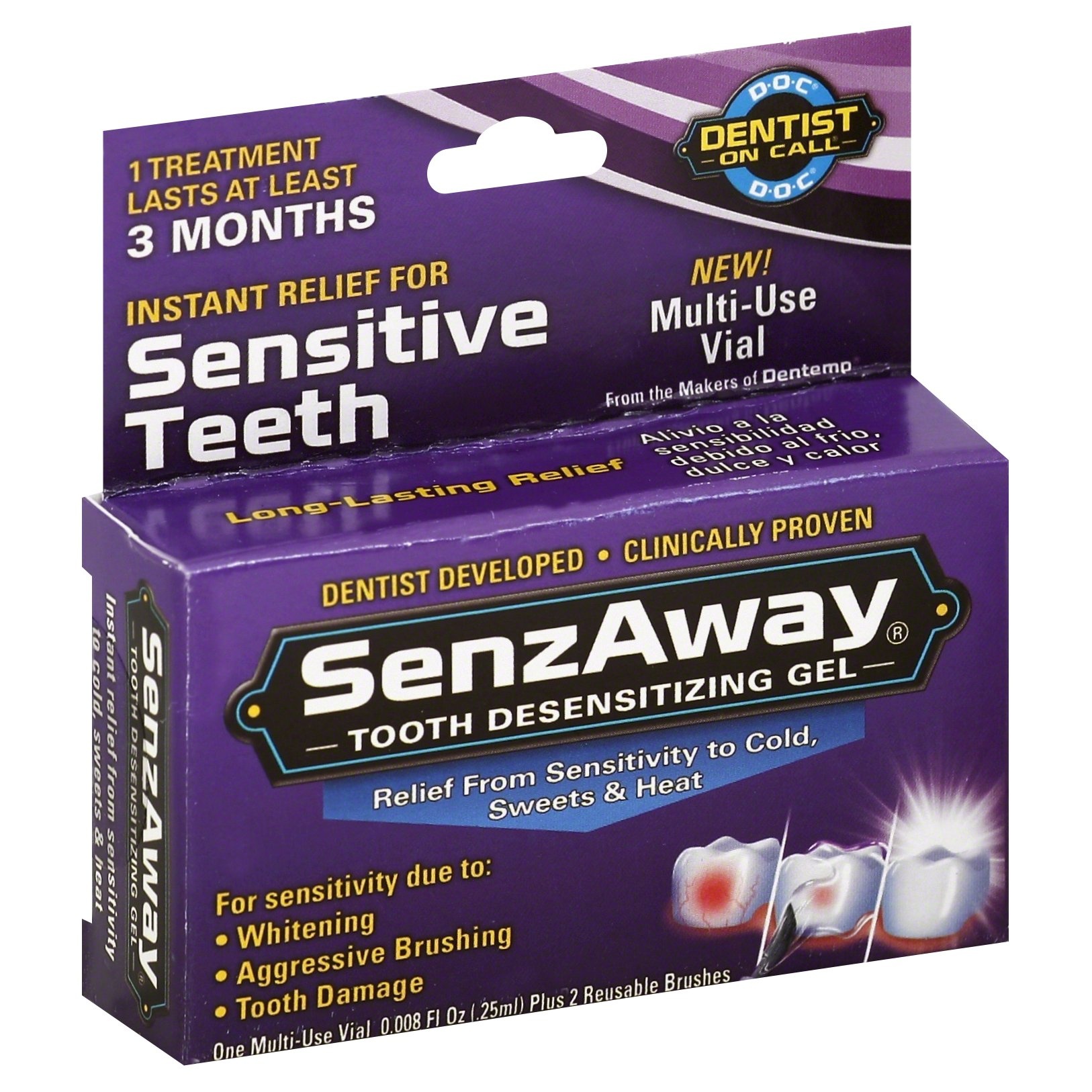 slide 1 of 1, SenzAway Tooth Desensitizing Gel, 1 ct