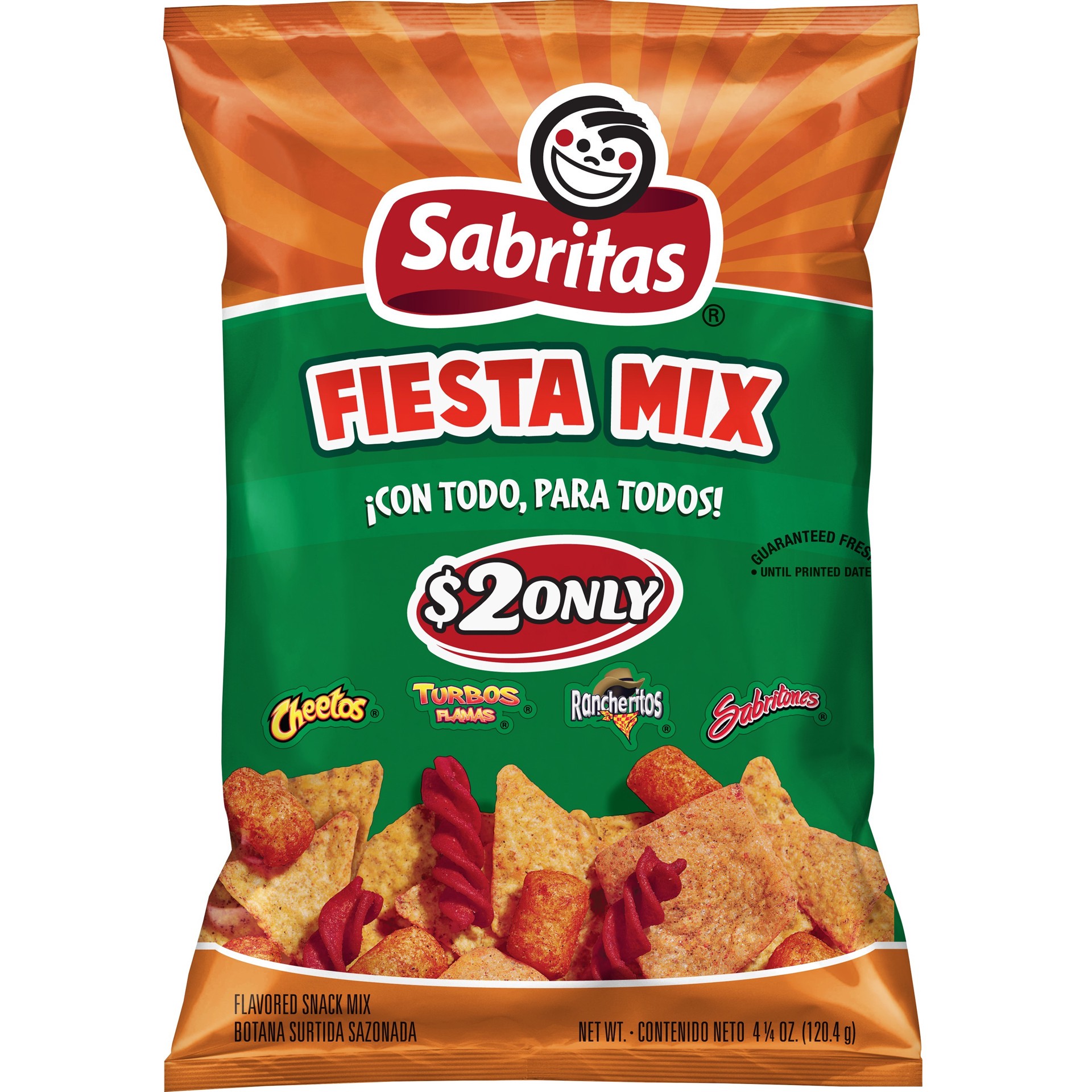 slide 1 of 5, Sabrositas Sabritas Flavored Snack Mix Fiesta Mix 4.25 Oz, 4.25 oz