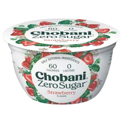 Chobani Zero Sugar Strawberry Flavor Yogurt