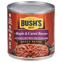 Bush's Best Maple & Cured Bacon Baked Beans 16 oz