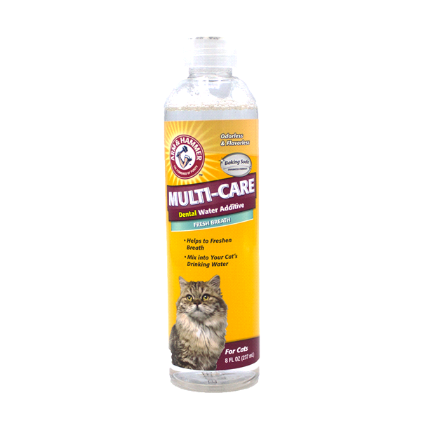 slide 1 of 1, ARM & HAMMER Multi-Care Dental Water Additive For Cats, 8 oz