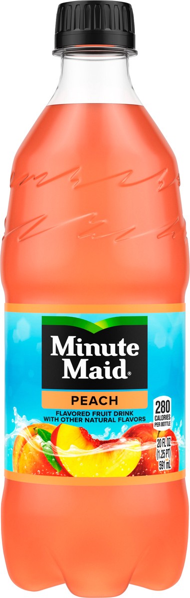 slide 5 of 7, Minute Maid Peach Bottle, 20 fl oz, 20 fl oz