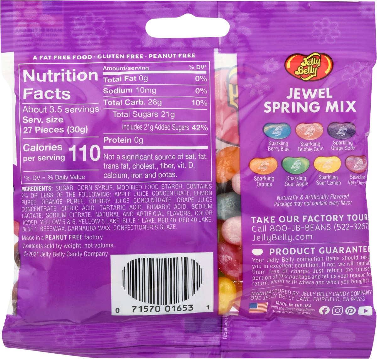 slide 4 of 13, Jelly Belly Jewel Spring Mix 3.5 oz, 3.5 oz