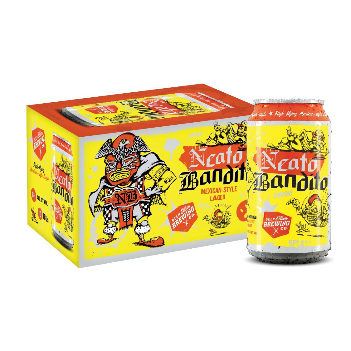 slide 1 of 1, Deep Ellum Neato Banditio Mexican-Style Lager Beer - 6pk/12 fl oz Cans, 6 ct; 12 oz