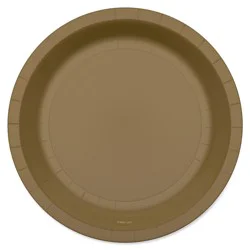 American Greetings 7" All Occasion Paper Plates - Gold