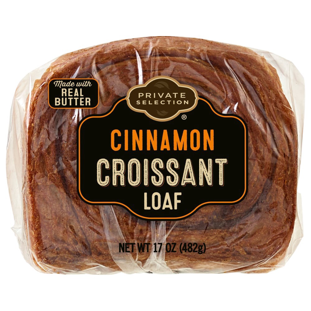 slide 6 of 6, Private Selection Cinnamon Croissant Loaf, 17 oz