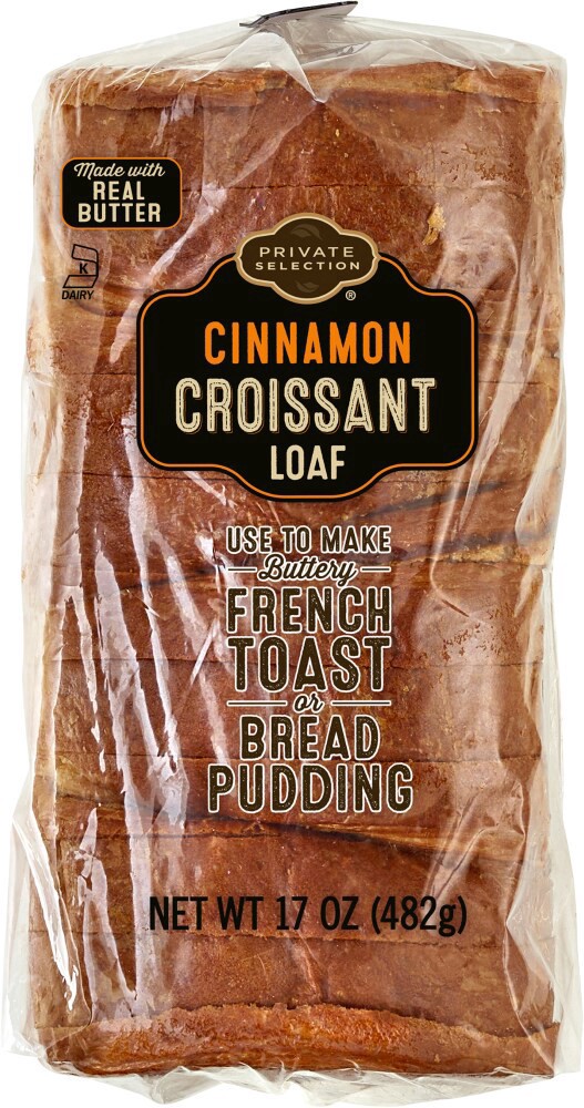 slide 2 of 6, Private Selection Cinnamon Croissant Loaf, 17 oz