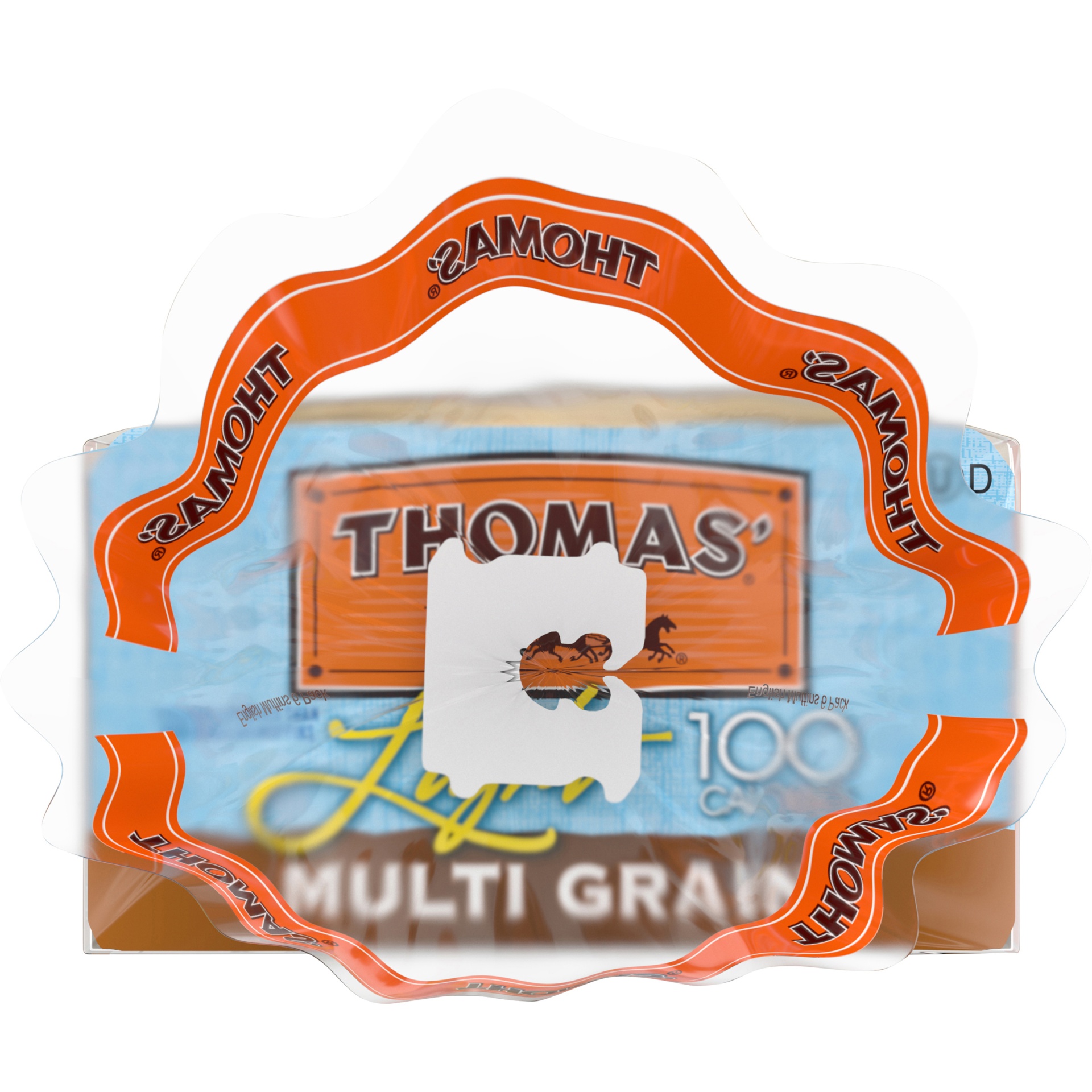 slide 5 of 9, Thomas' Light Multi-Grain English Muffins, 6 ct