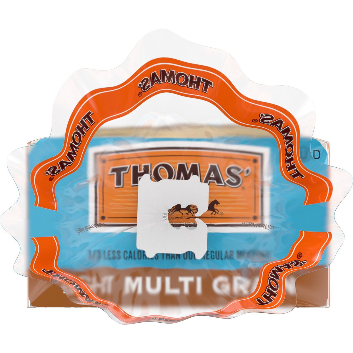 slide 6 of 7, Thomas' Light Multi-Grain English Muffins, 6 count, 12 oz, 6 ct