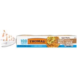 Thomas' Light Multi Grain Multi-Grain English Muffins, 6 count, 12 oz